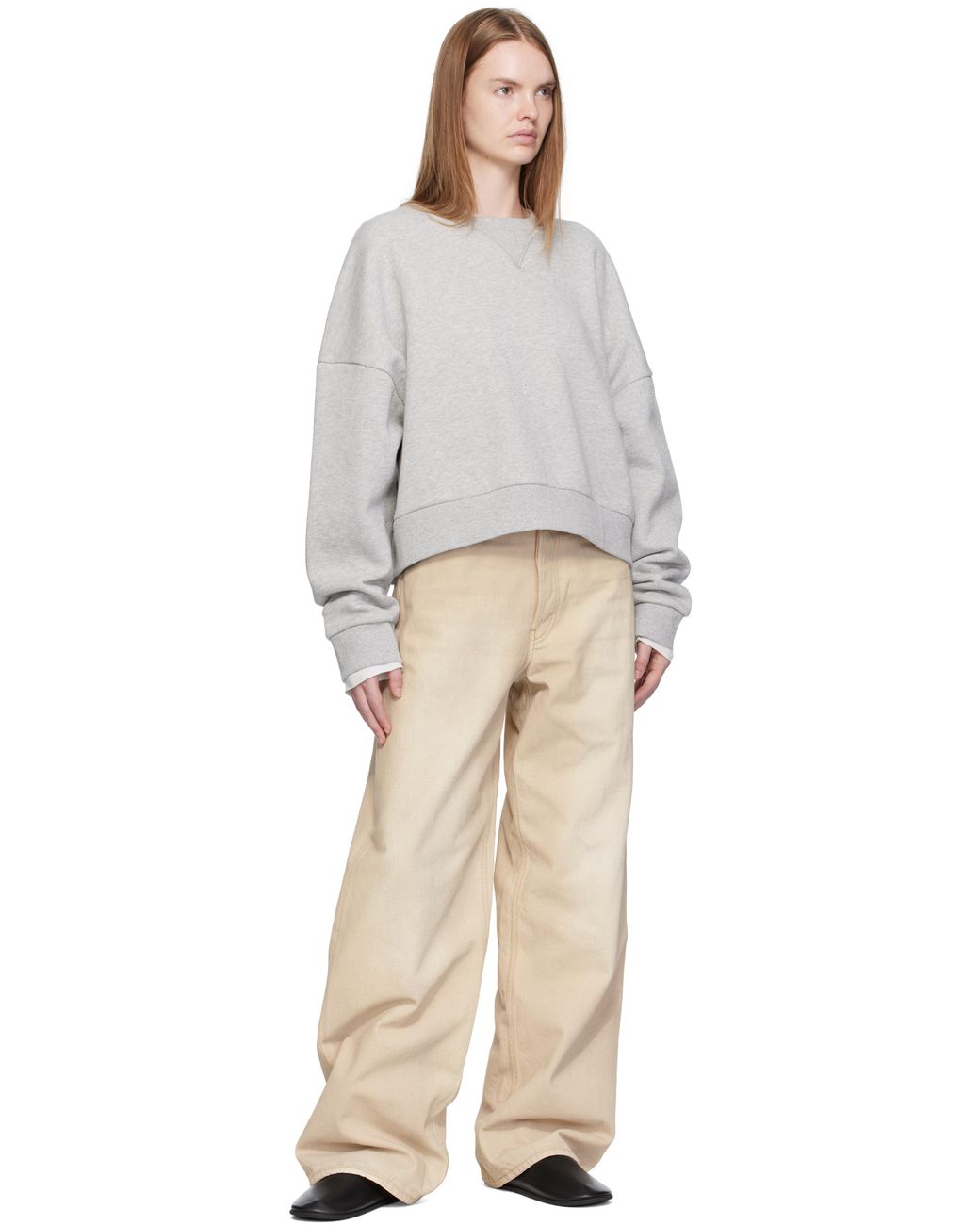 Entire studios Gray Box Crew Sweatshirt