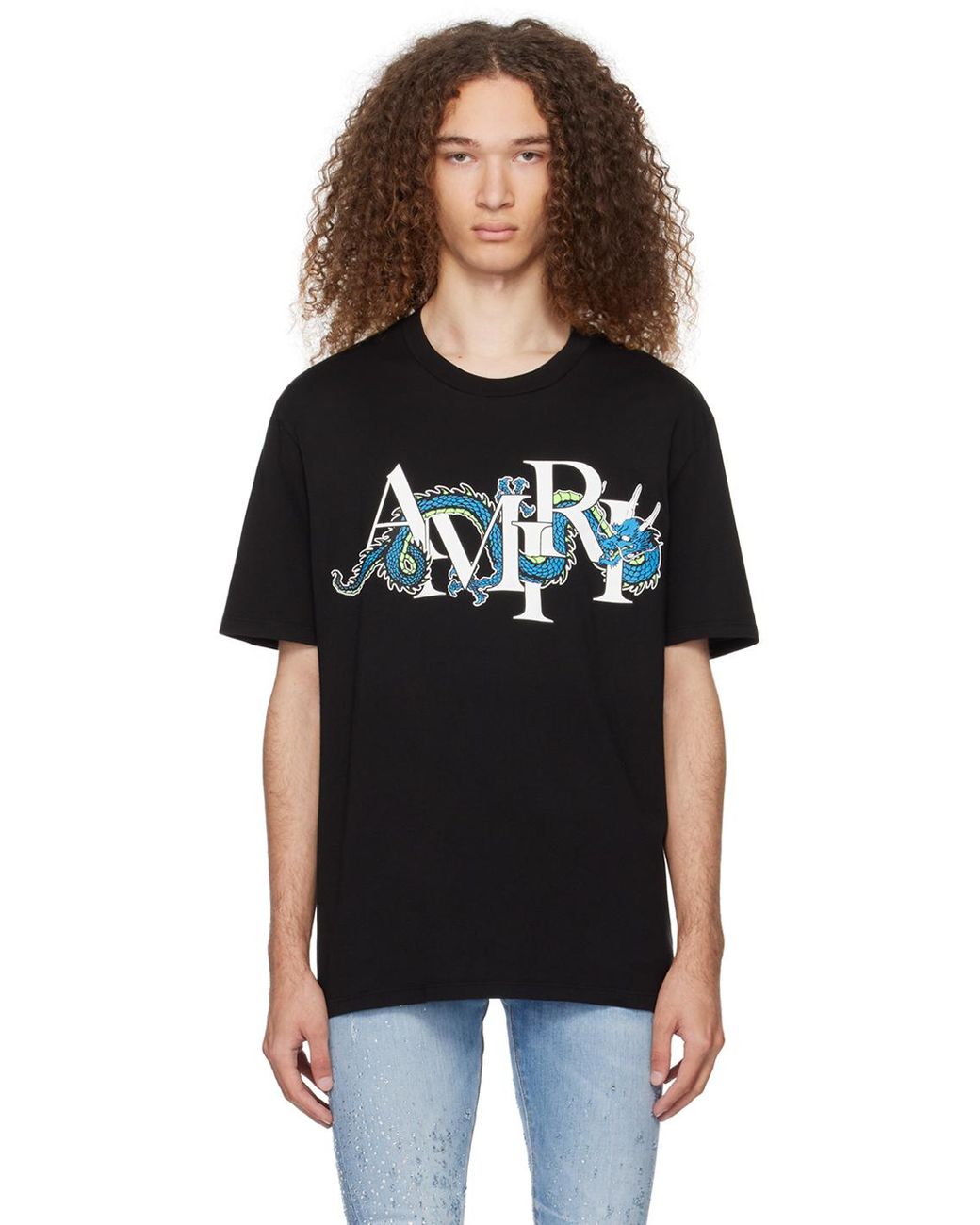 Amiri Cny Dragon T-Shirt in Black for Men | Lyst