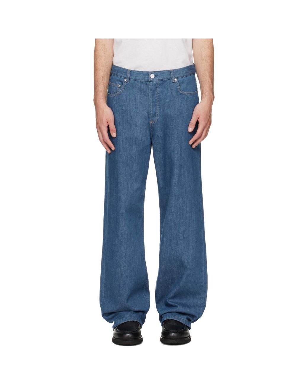 Jean Aaron Bleu A.P.C. pour homme en coloris Blue