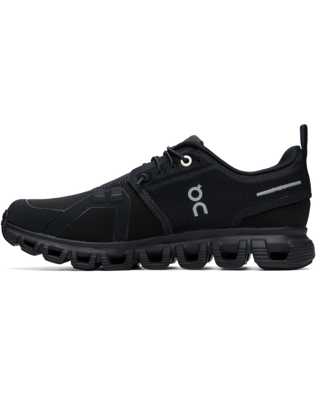 On Shoes Black Cloud 6 Waterproof Sneakers