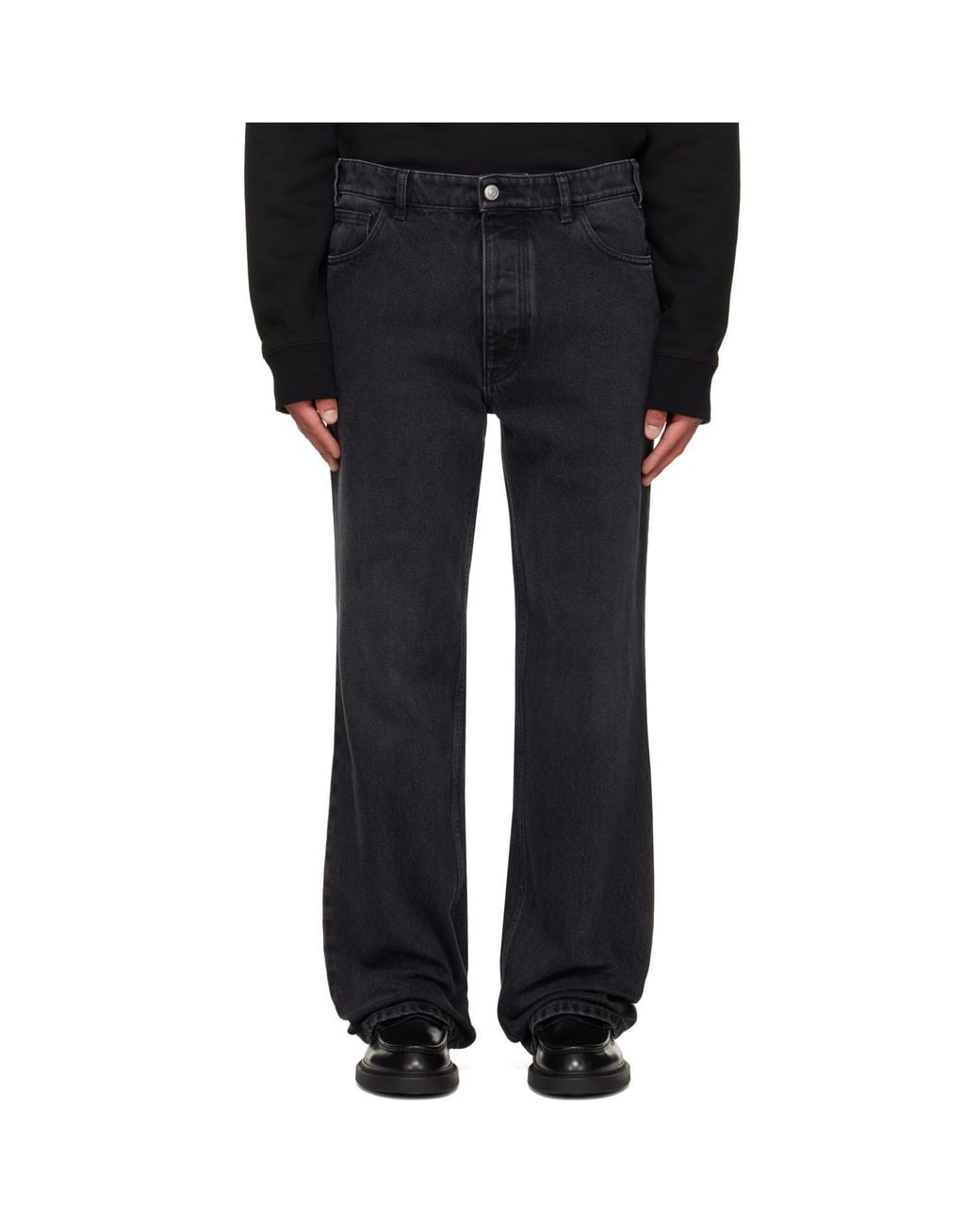 Marni Black Faded Jeans for men