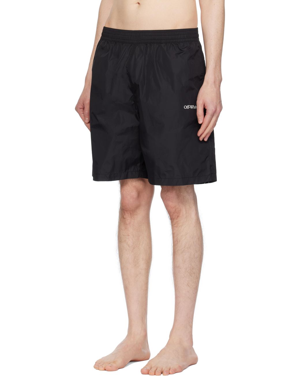 OFF WHITE Diag Print Swim Shorts 水陸両用 Off-White - OFF WHITE