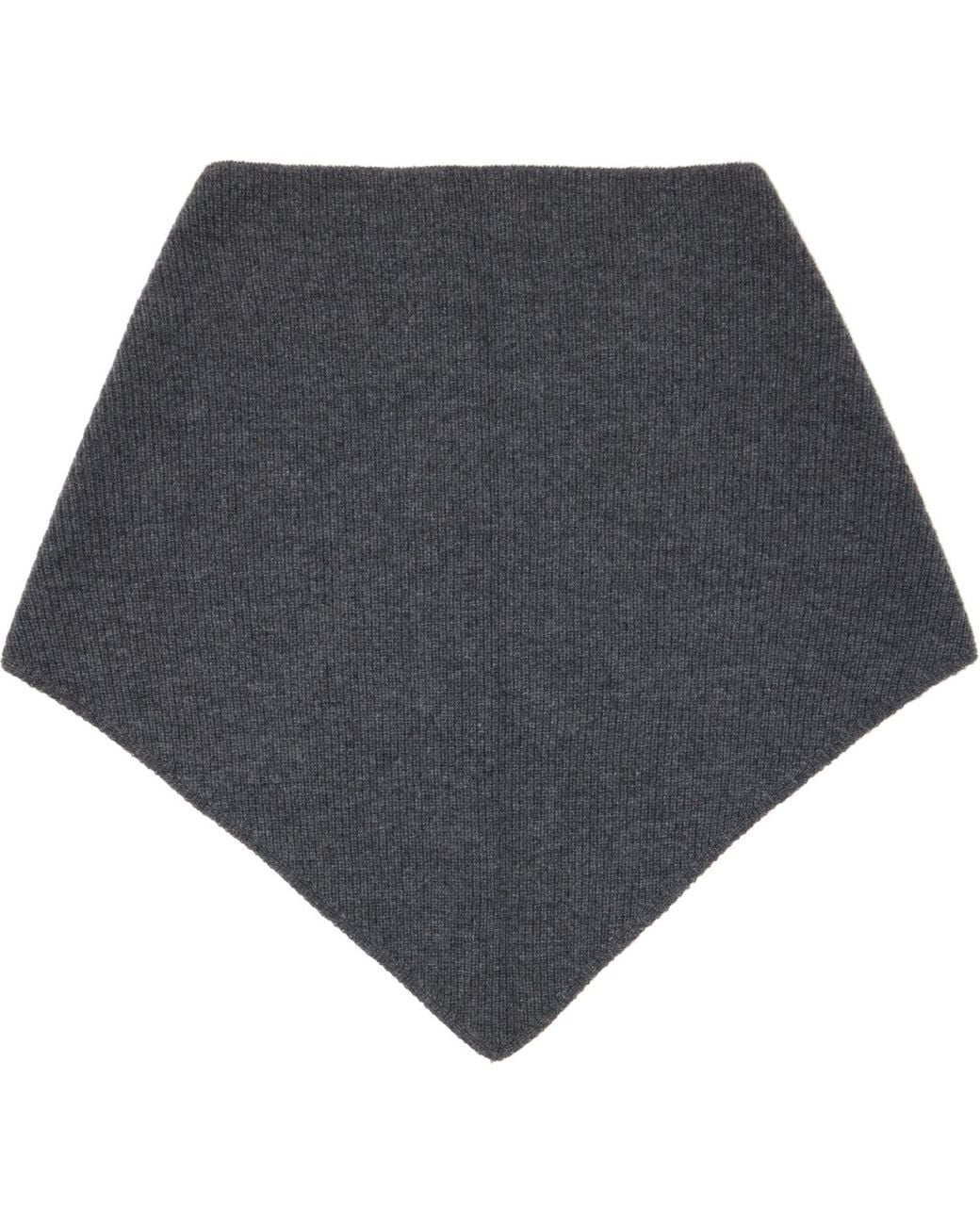 &Daughter Gray Fionn Xl Cashmere Foulard Scarf