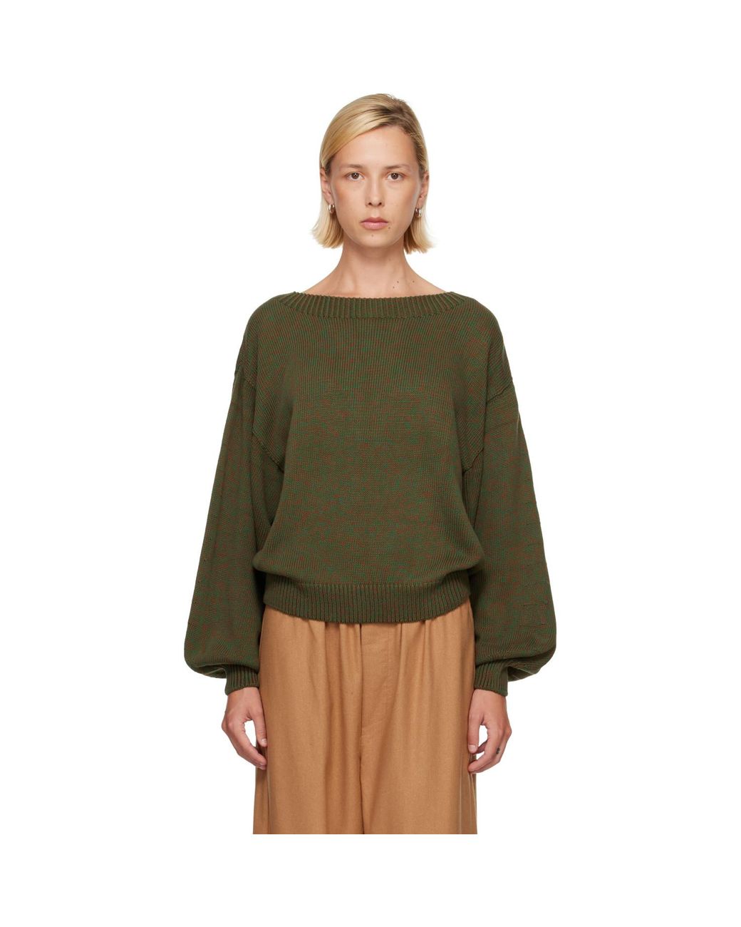 Baserange Green Calla Sweater