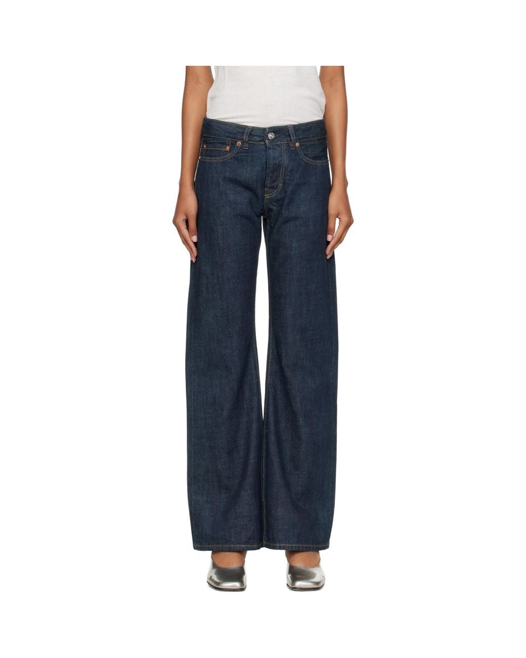 Our Legacy Blue Rover Cut Jeans