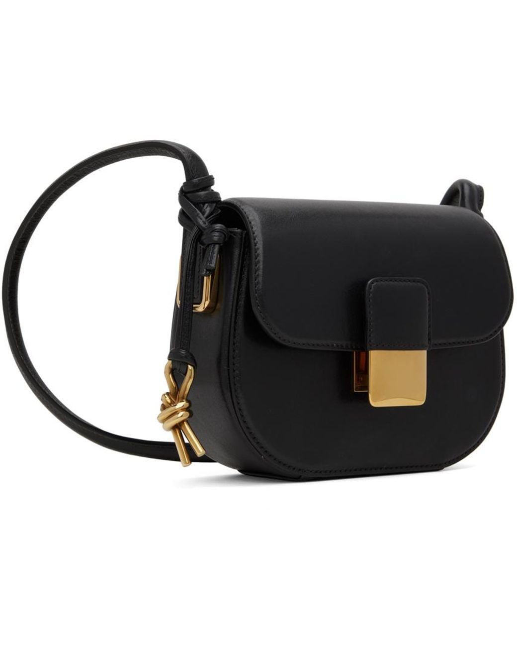 Bottega Veneta Black Mini Desiree Crossbody Bag