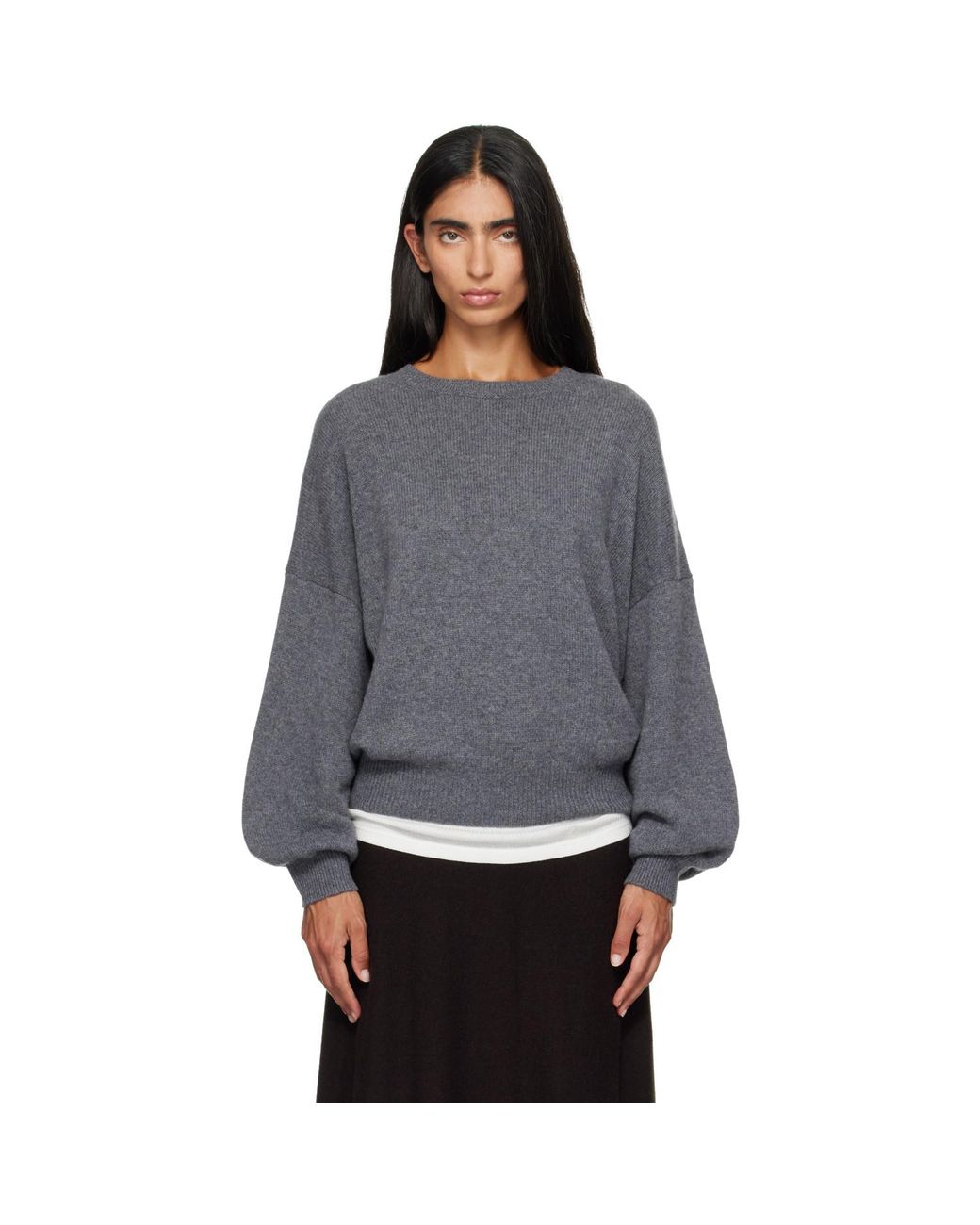 Lisa Yang Gray Veira Sweater