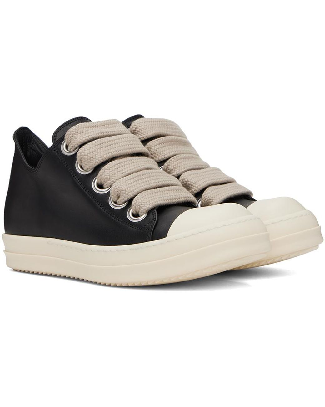 Rick Owens Porterville Jumbo Laced Low Sneaks Sneakers in
