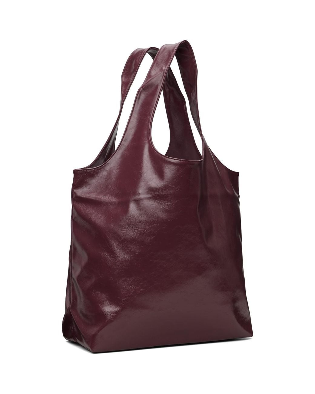 A.P.C. Purple Burgundy Ninon Tote for men