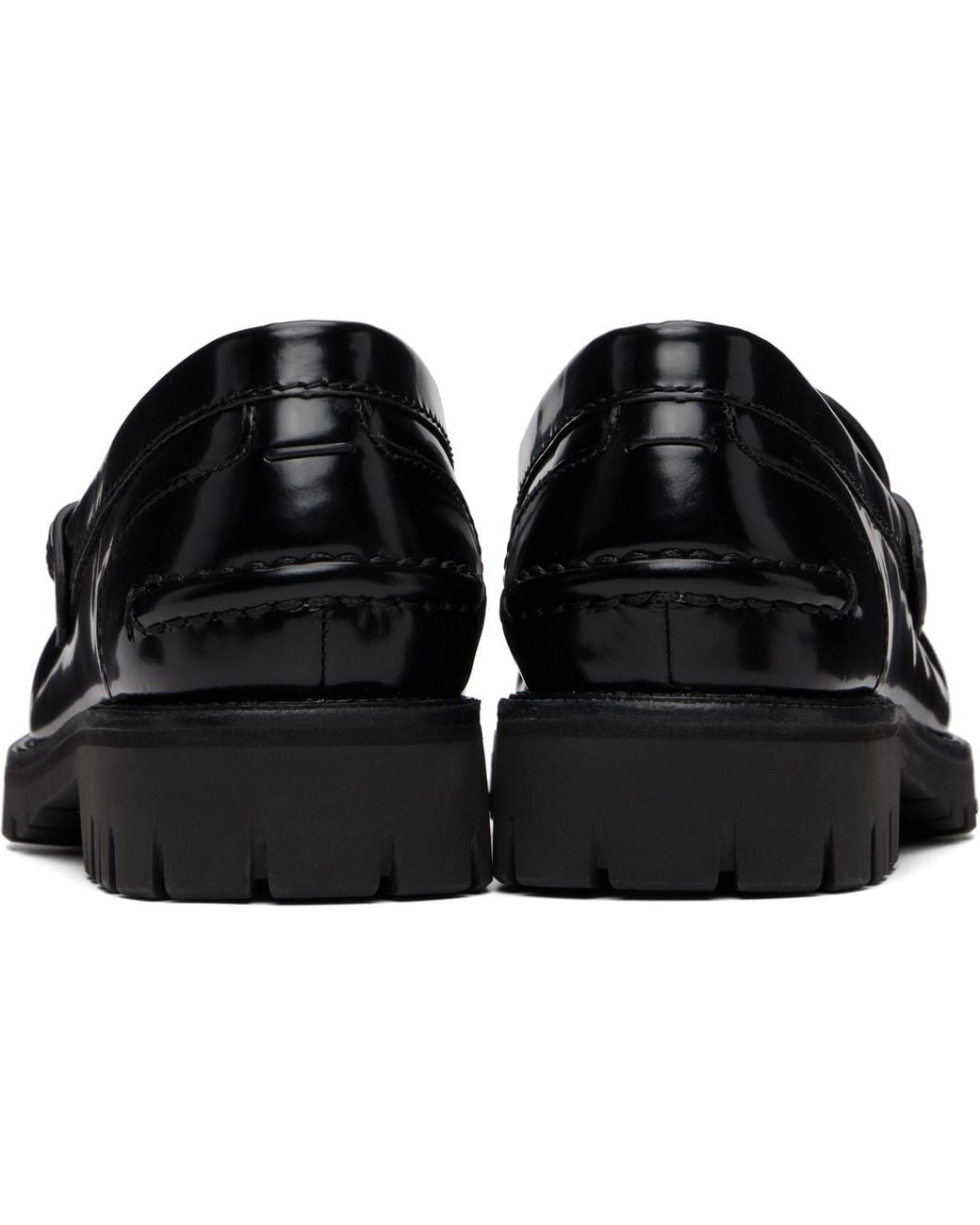 Rag & Bone Black Corey Leather Loafers