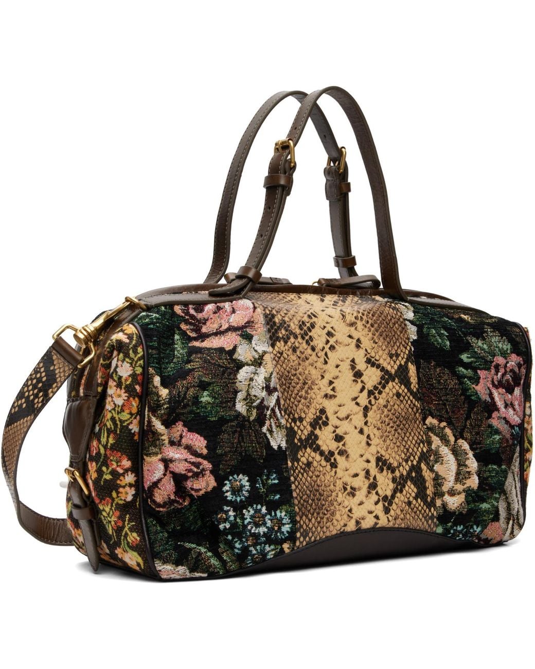 Dries Van Noten Black East-west Bag
