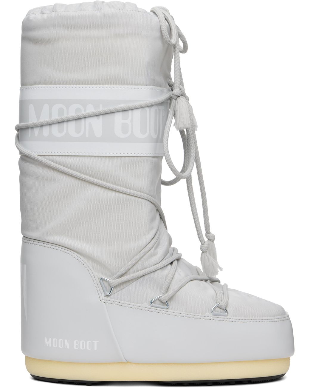 Moon Boot Icon Nylon Boots in White for Men | Lyst