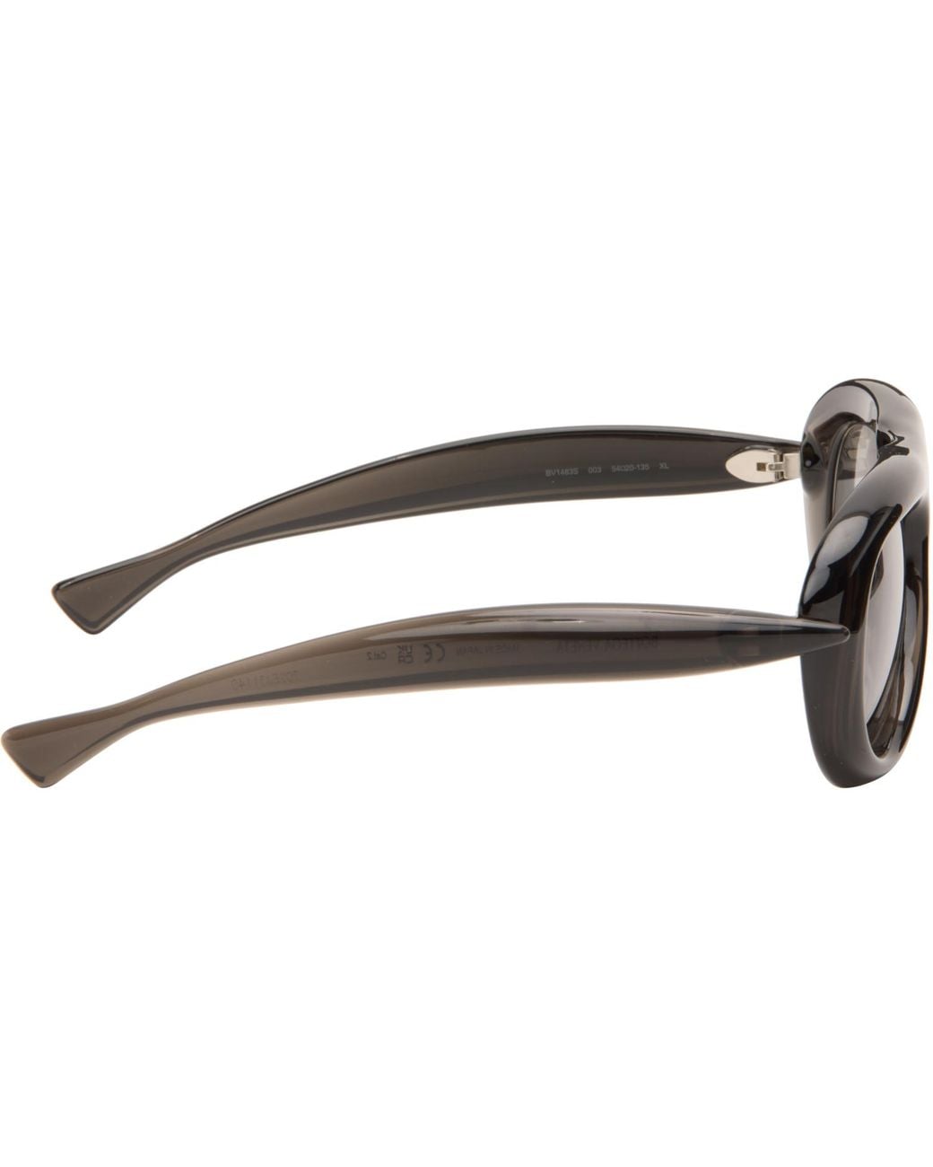 Bottega Veneta Brown Sardine Aviator Sunglasses