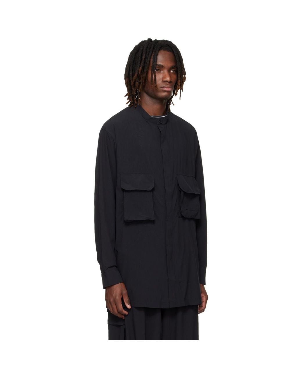 Y-3 Blue Ut Overshirt for men