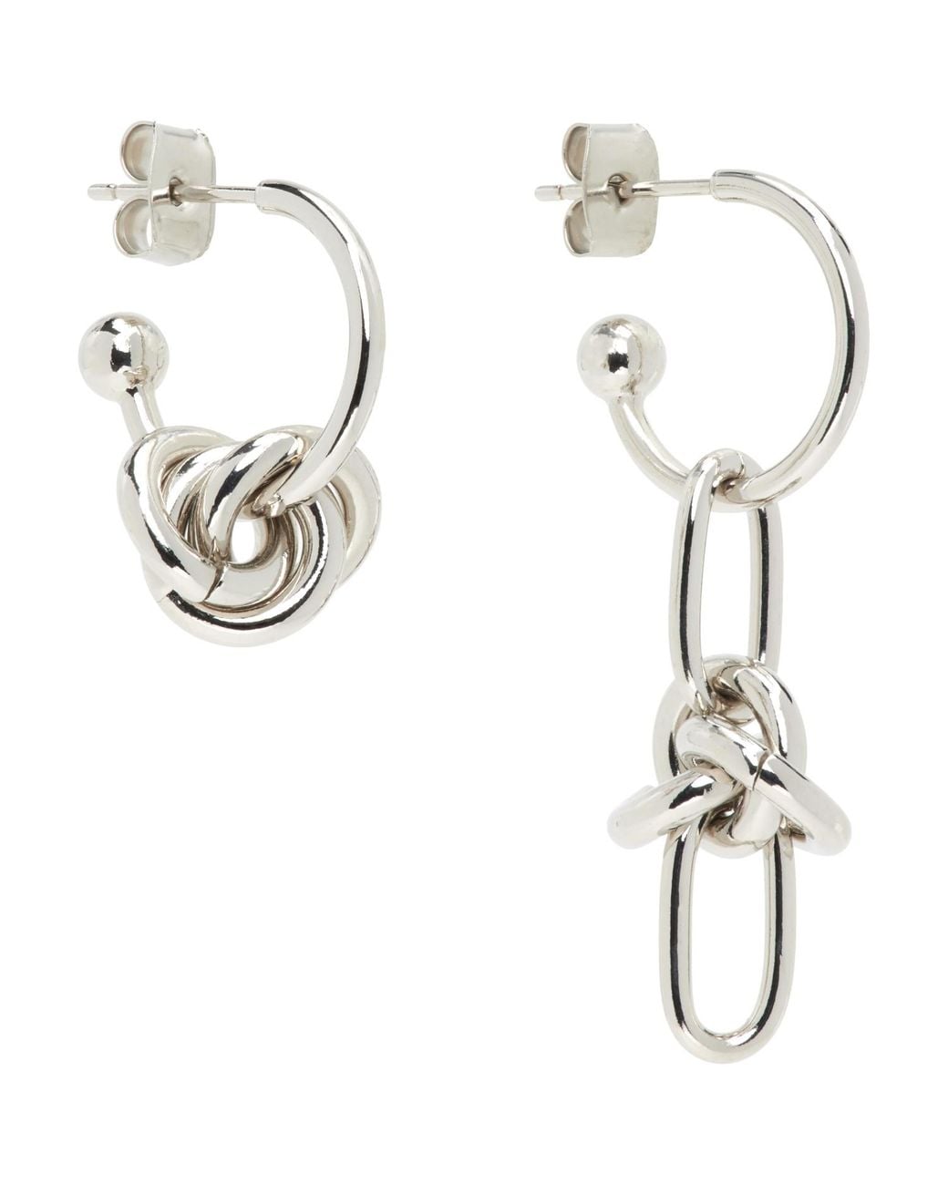 Justine Clenquet Metallic Daria Earrings