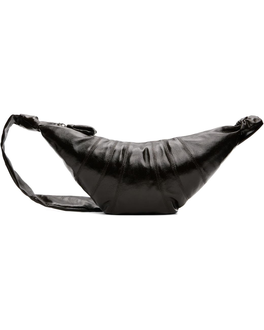 Lemaire Black Medium Croissant Bag for men