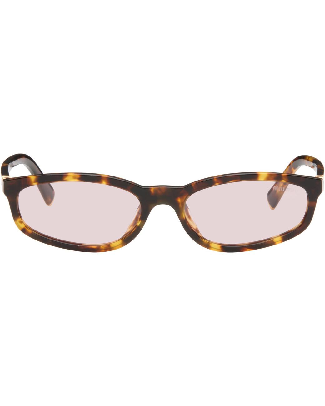 Miu Miu Brown 'Miu Regard' Sunglasses
