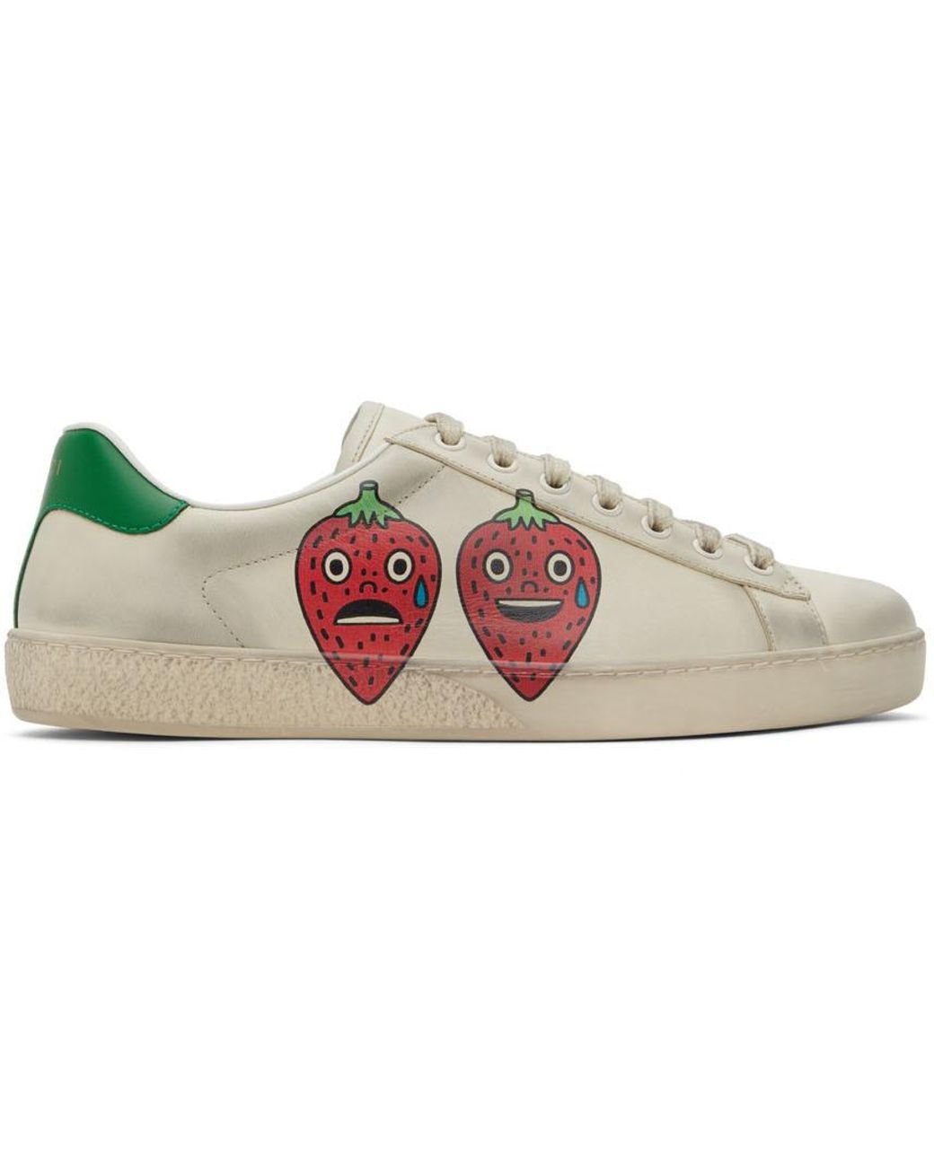 GUCCI Embroidered Ace Sneakers For Women