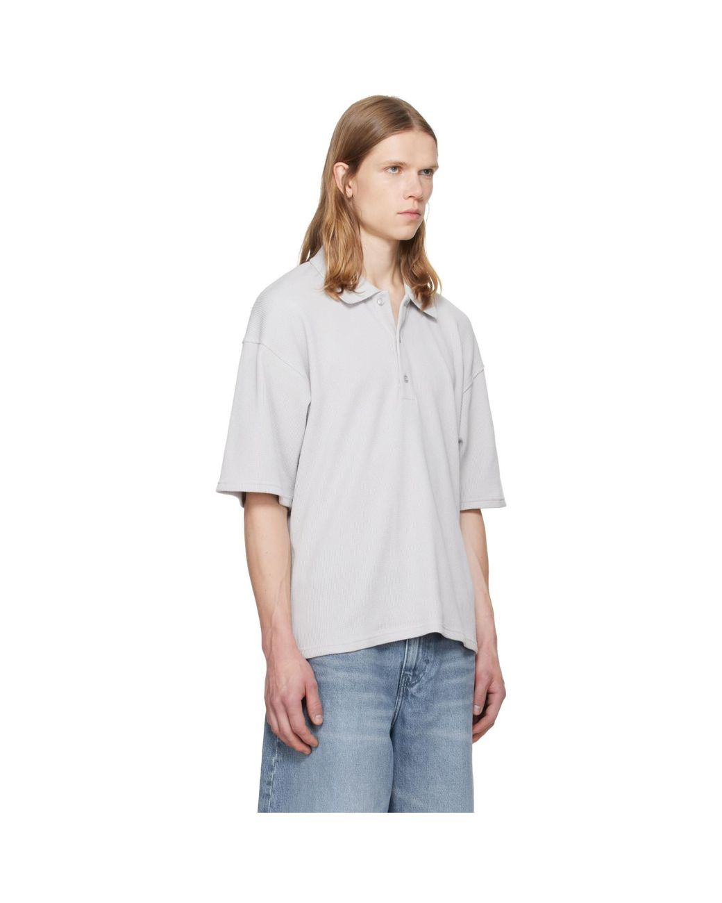 Won Hundred White Topper Polo for men