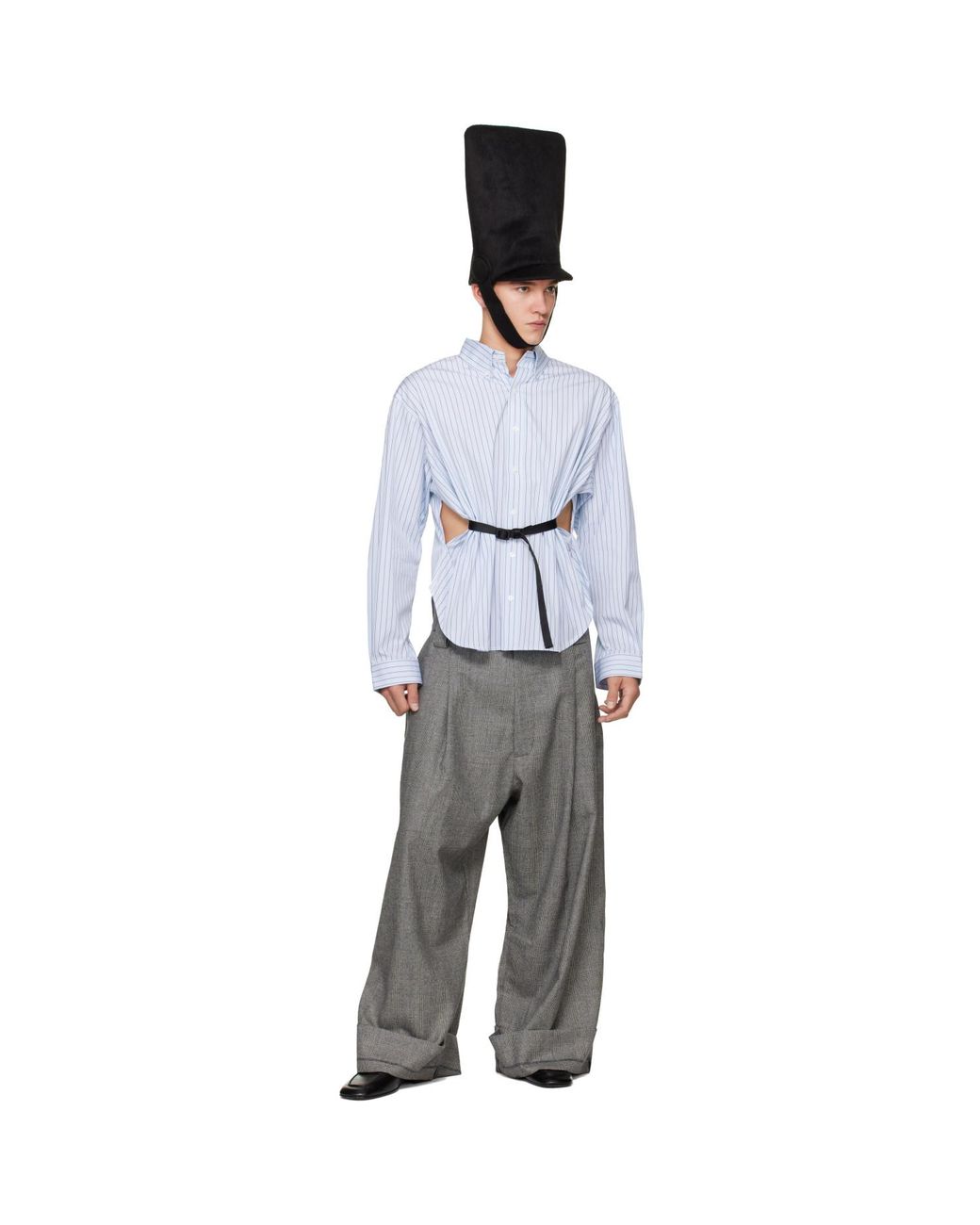 VAQUERA Blue Belted Shirt for men