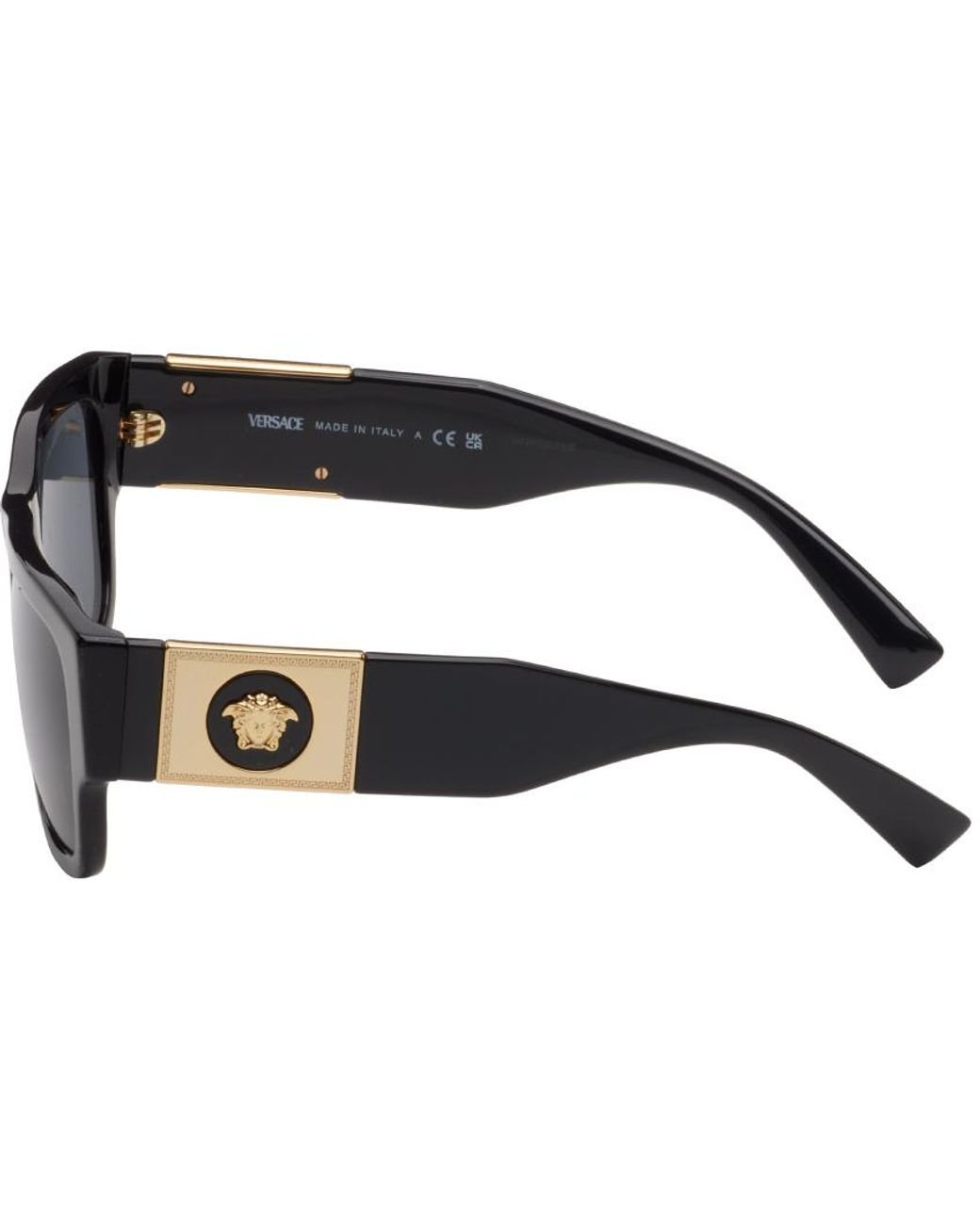 Black medusa ares stud sunglasses hotsell
