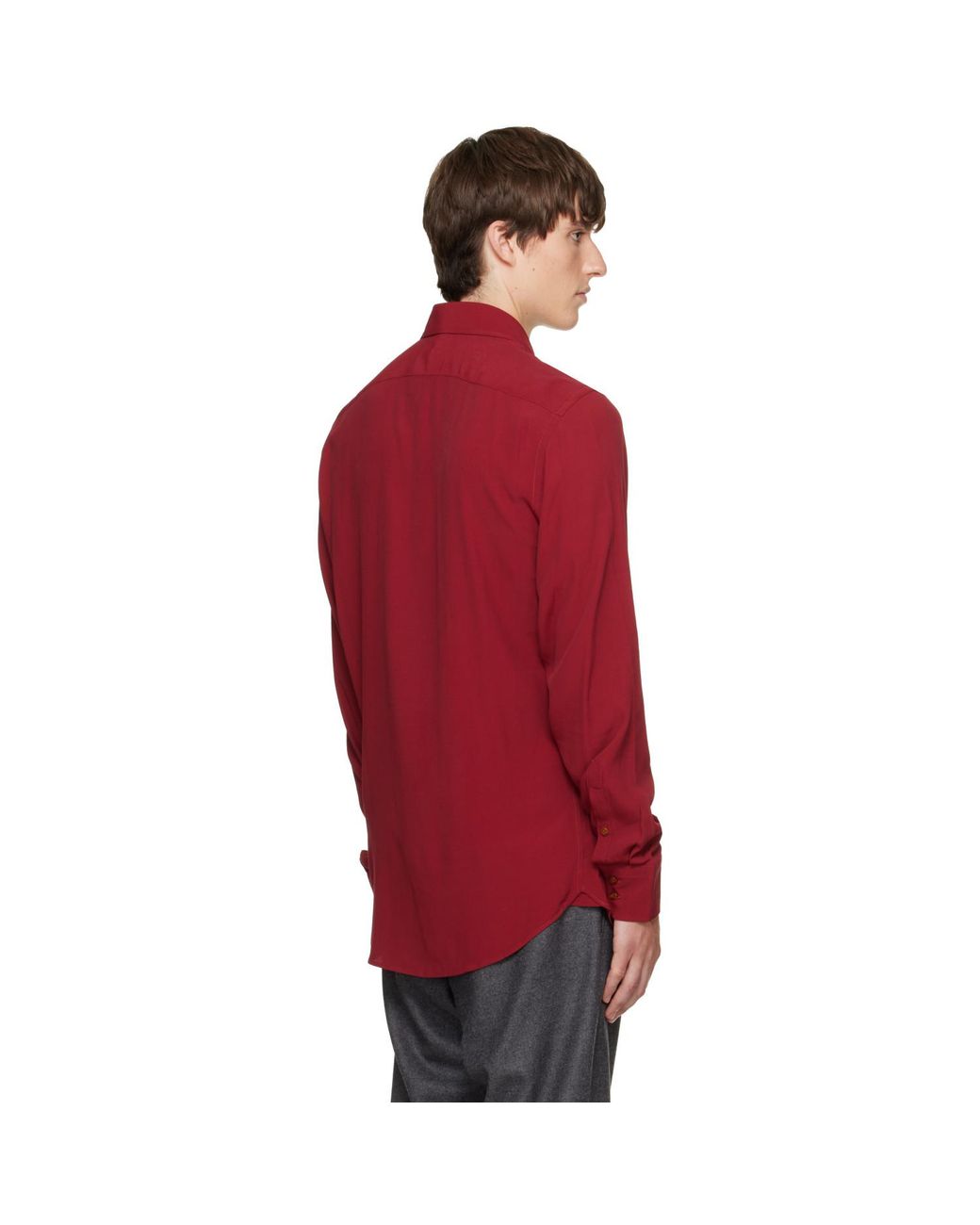 Vivienne Westwood Red Ghost Shirt for men