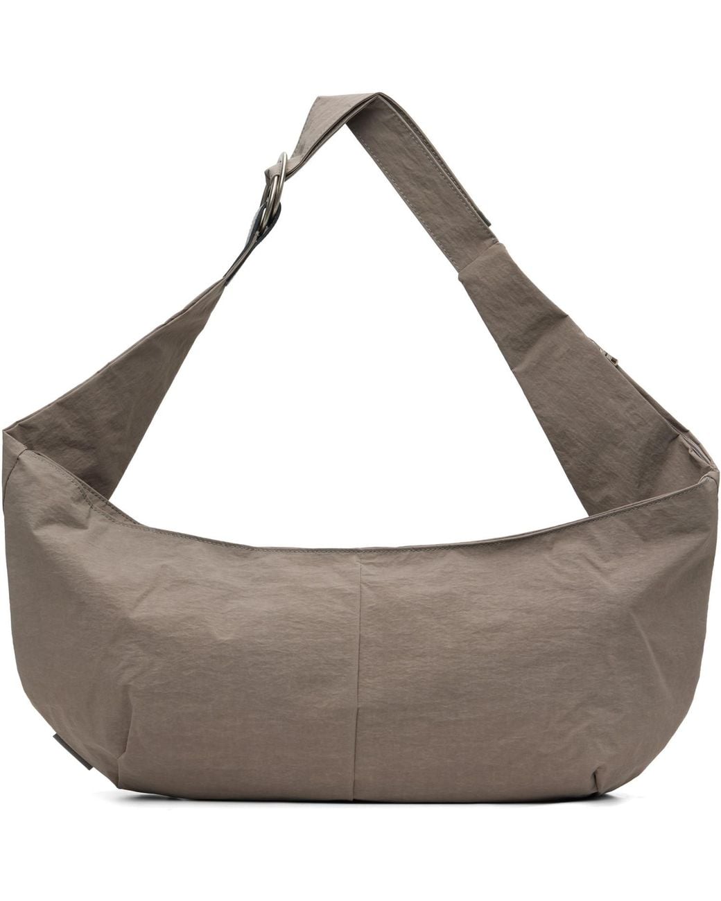 Master Piece Gray Taupe Sash Sling L Bag for men