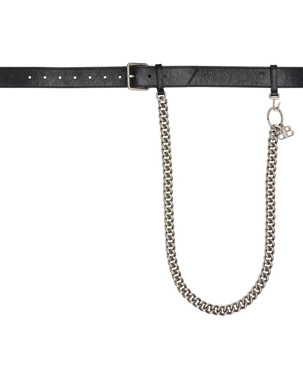 Balenciaga Monaco Chain Belt in Black for Men | Lyst