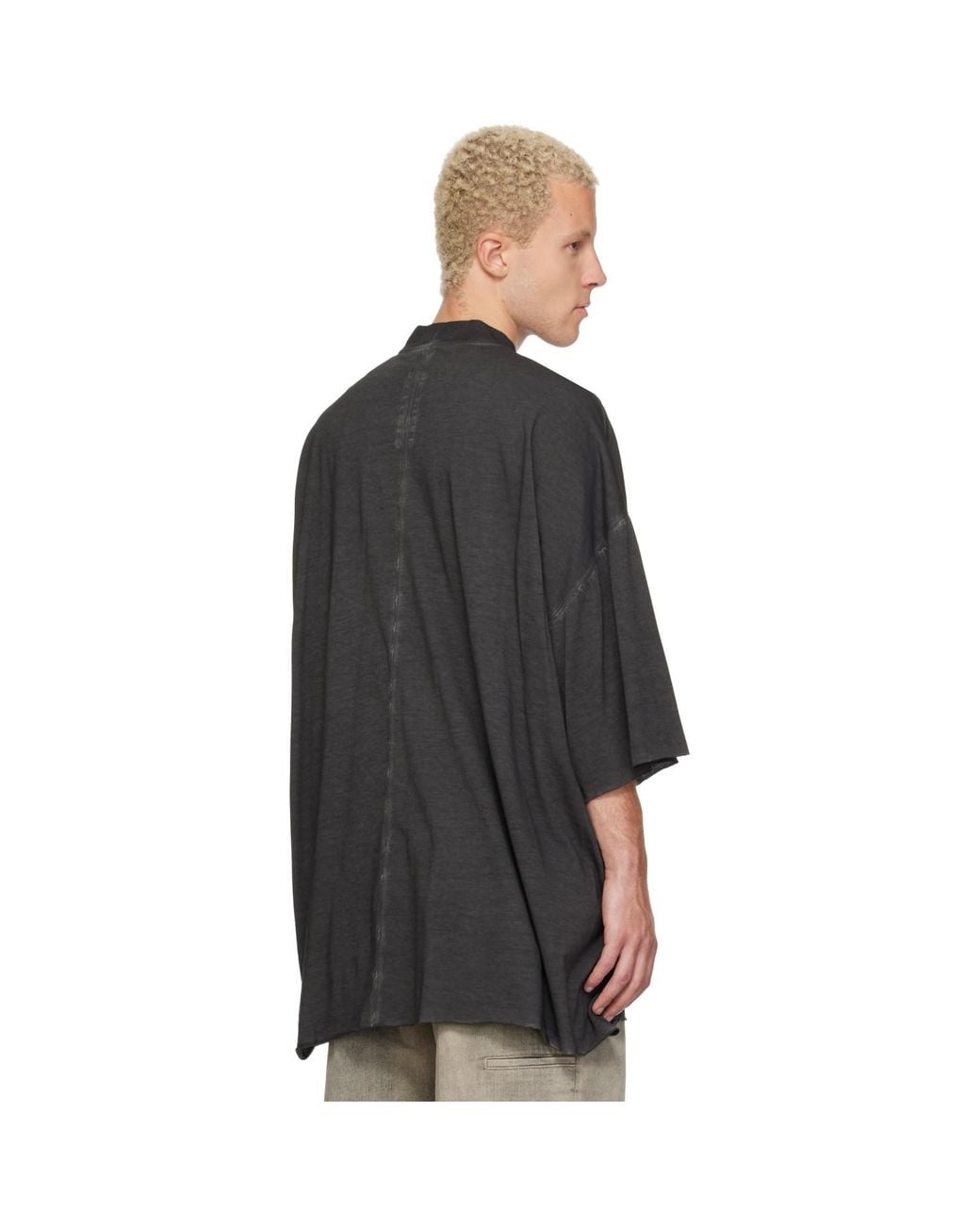Rick Owens Black Tower Tommy T-Shirt for men