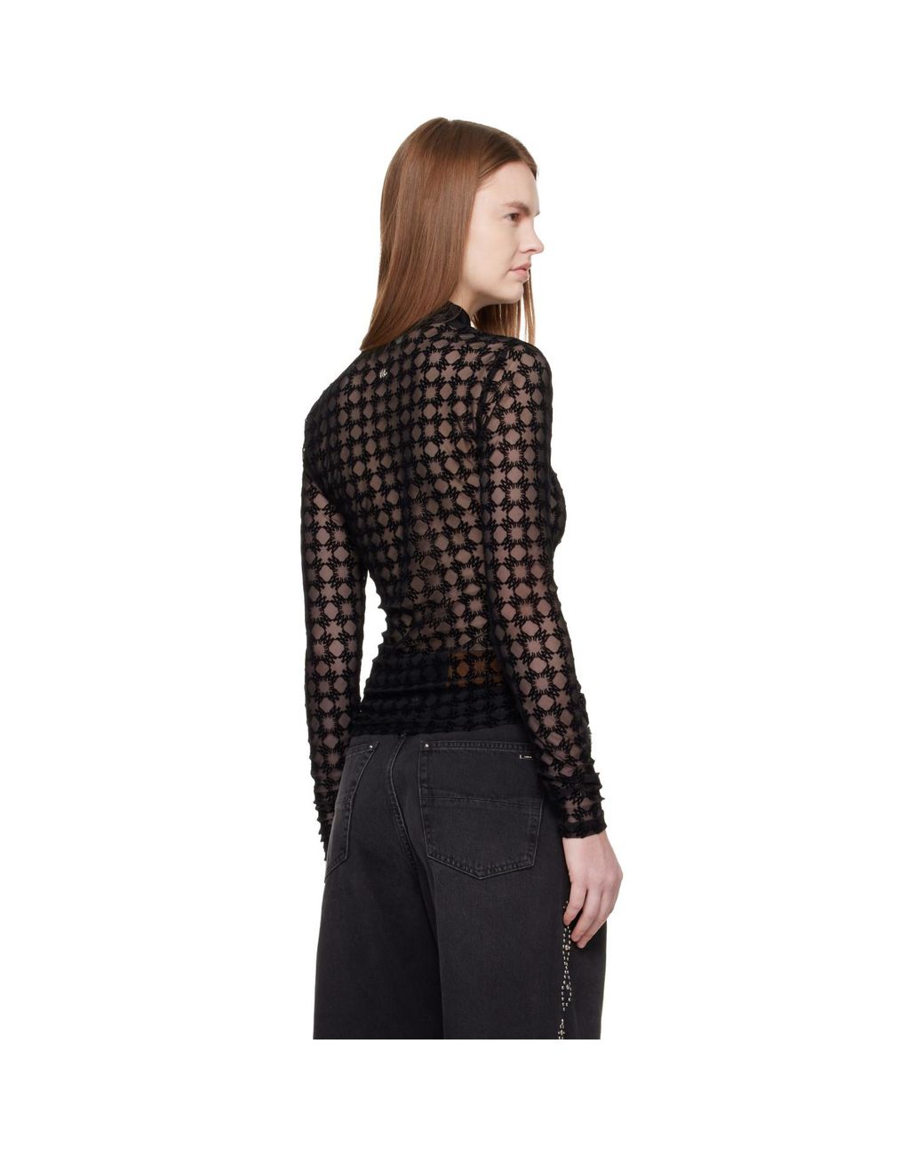 Amiri Black Ma Quad Flocked T-Shirt