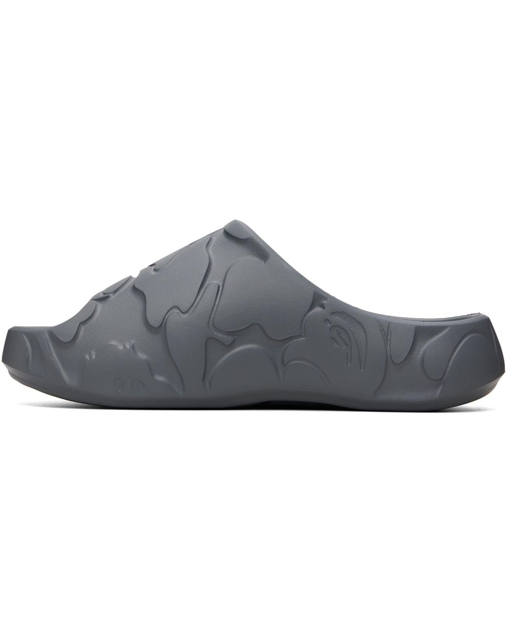 A Bathing Ape Gray #1 Slides for men
