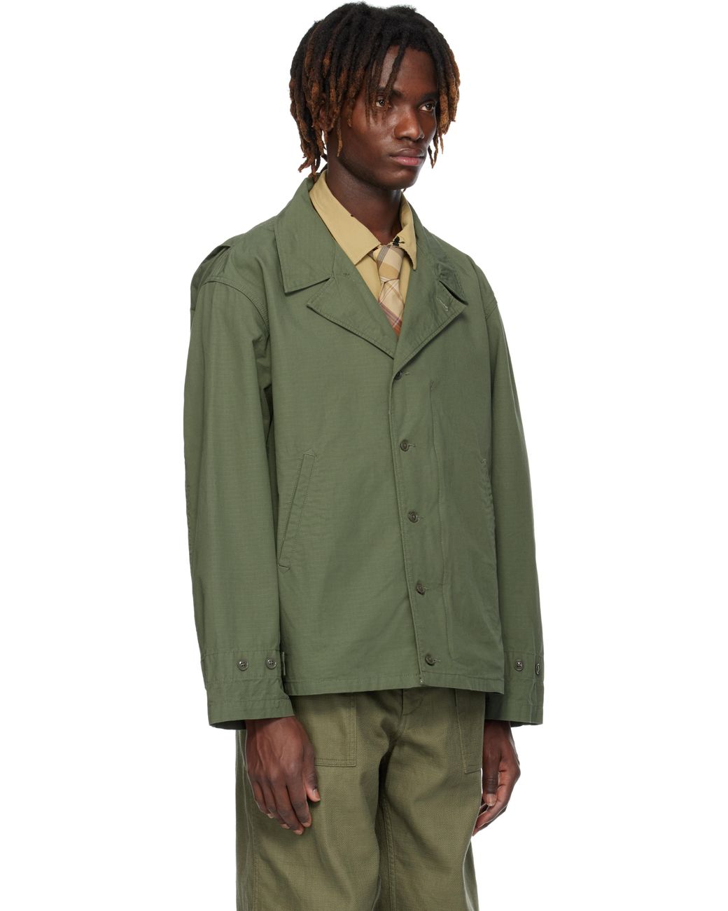 Engineered Garments Khaki M41 Jacket in Green for Men | Lyst UK