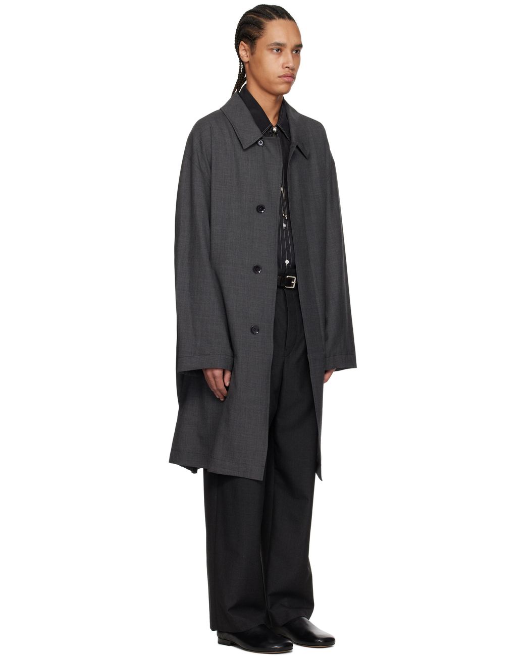 定価15.8万 LEMAIRE LIGHT TAILORED COAT 48 Lemaire Light Tailored Coat in Black for Men | Lyst