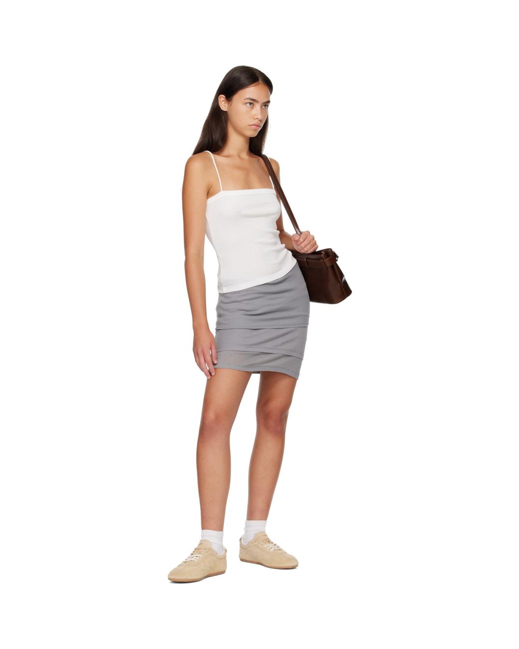 Alohas Natural Tb.24 Suede Leather Sneakers