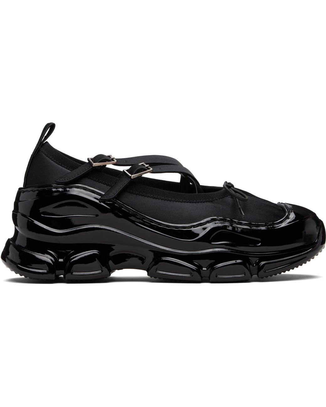 Simone Rocha Tracker Ballerina Sneakers in Black | Lyst