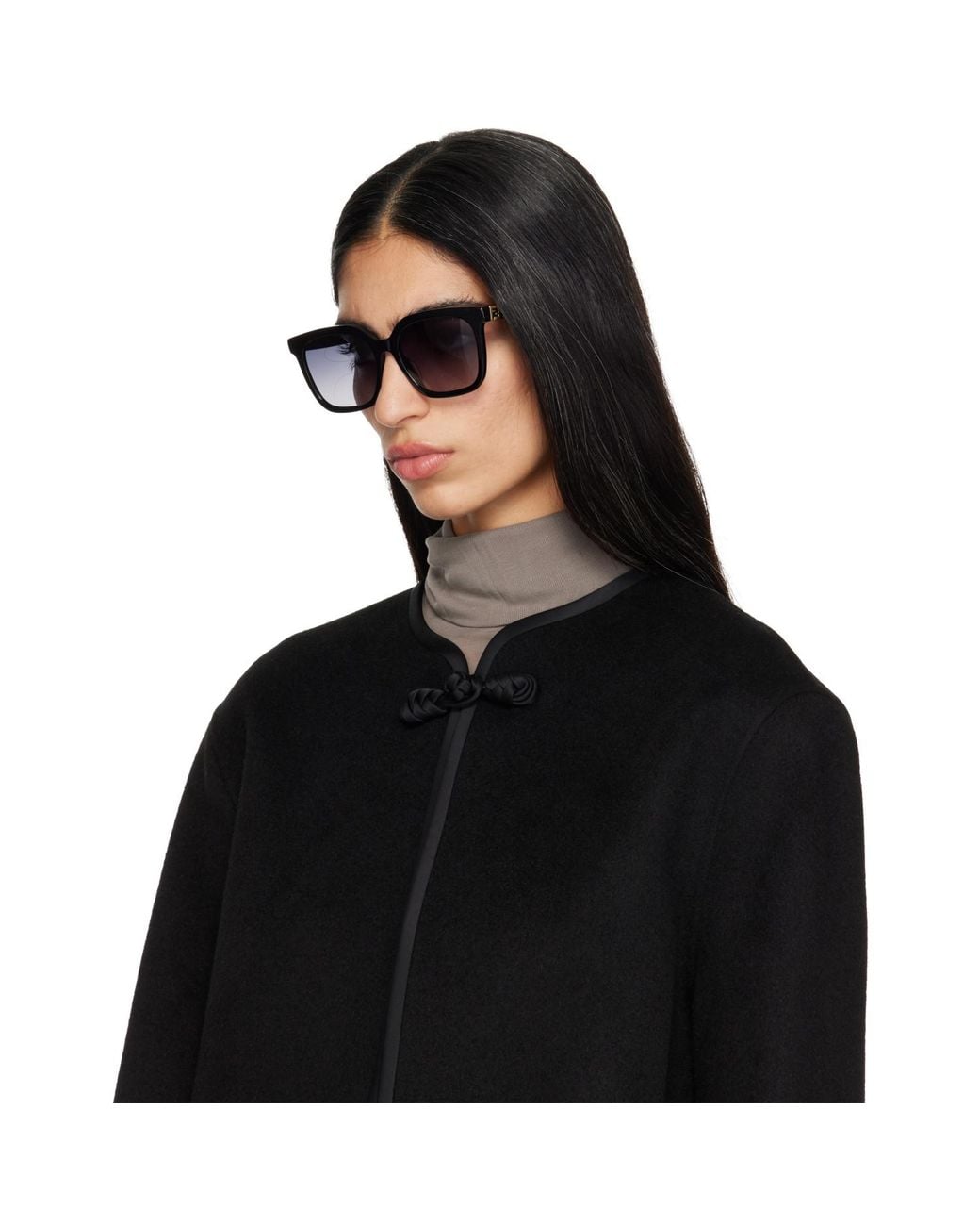 Fendi Black Square Sunglasses