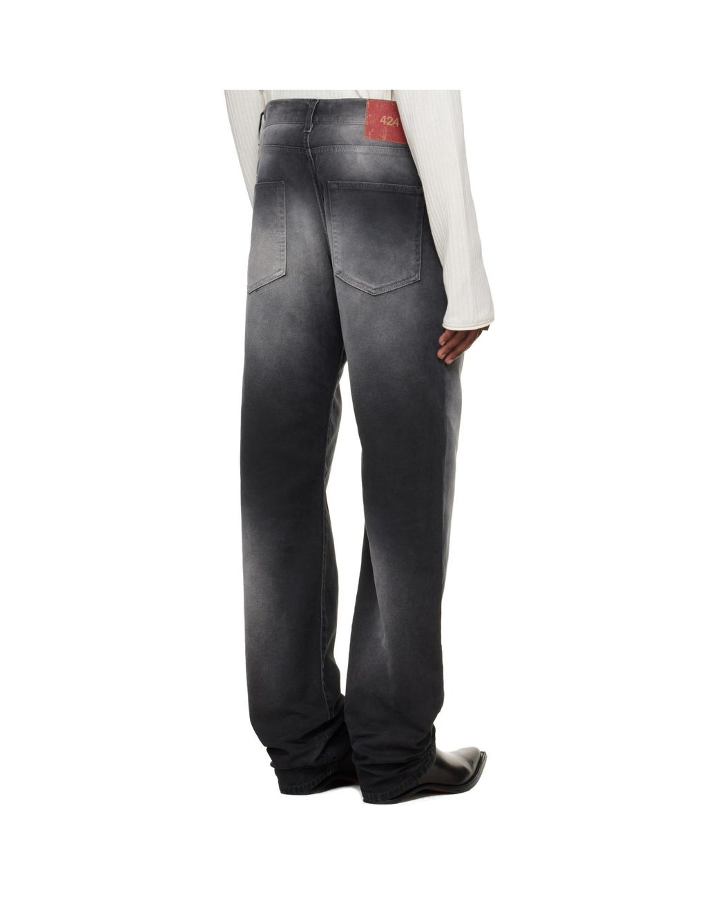 424 Black Collection Loose Fivepocket Trousers for men