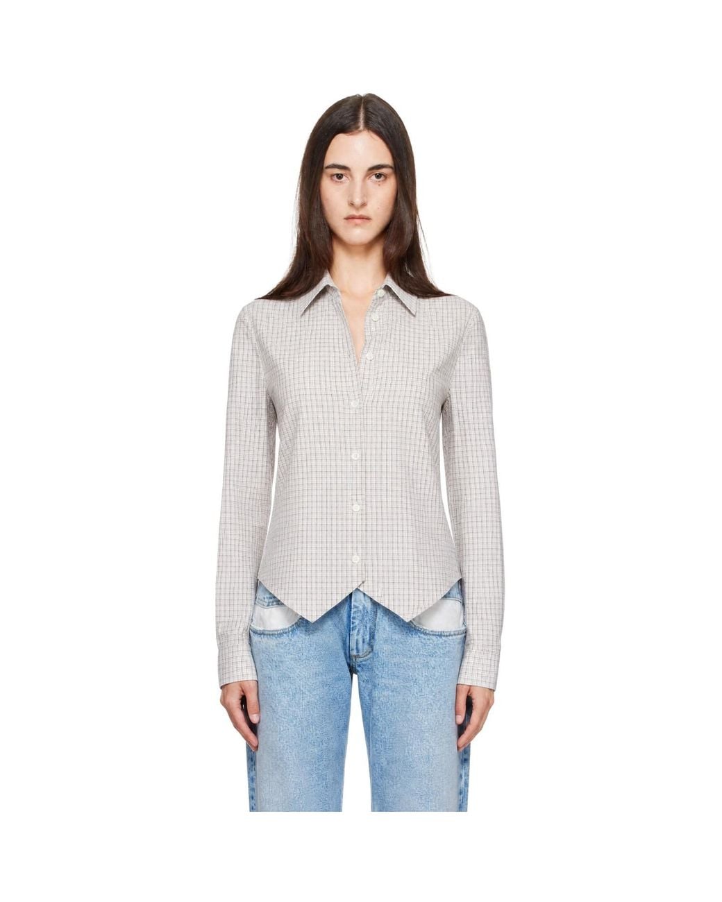 Maison Margiela Gray Fitted Shirt