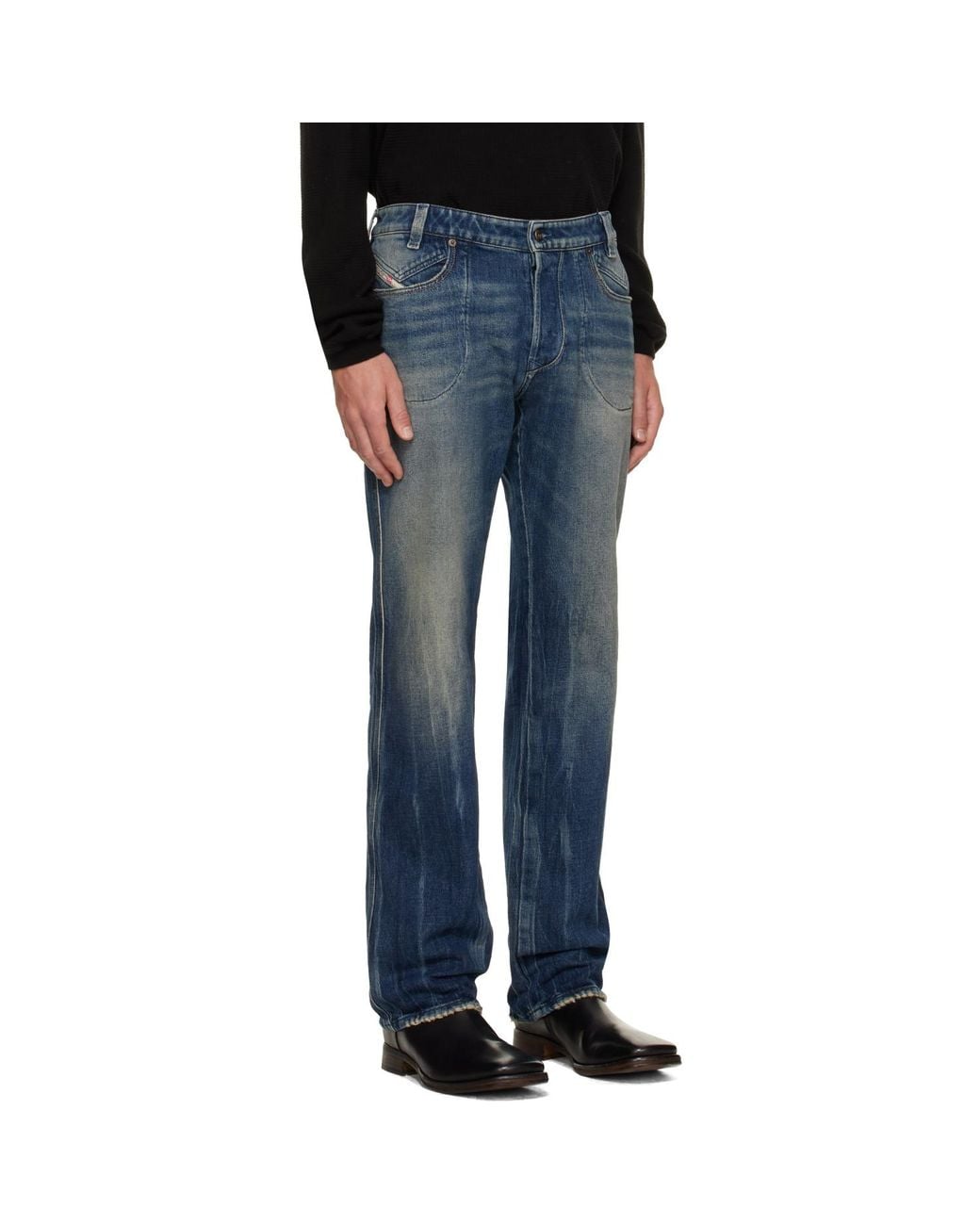 DIESEL Blue 1985 Larkee-Arc Jeans for men