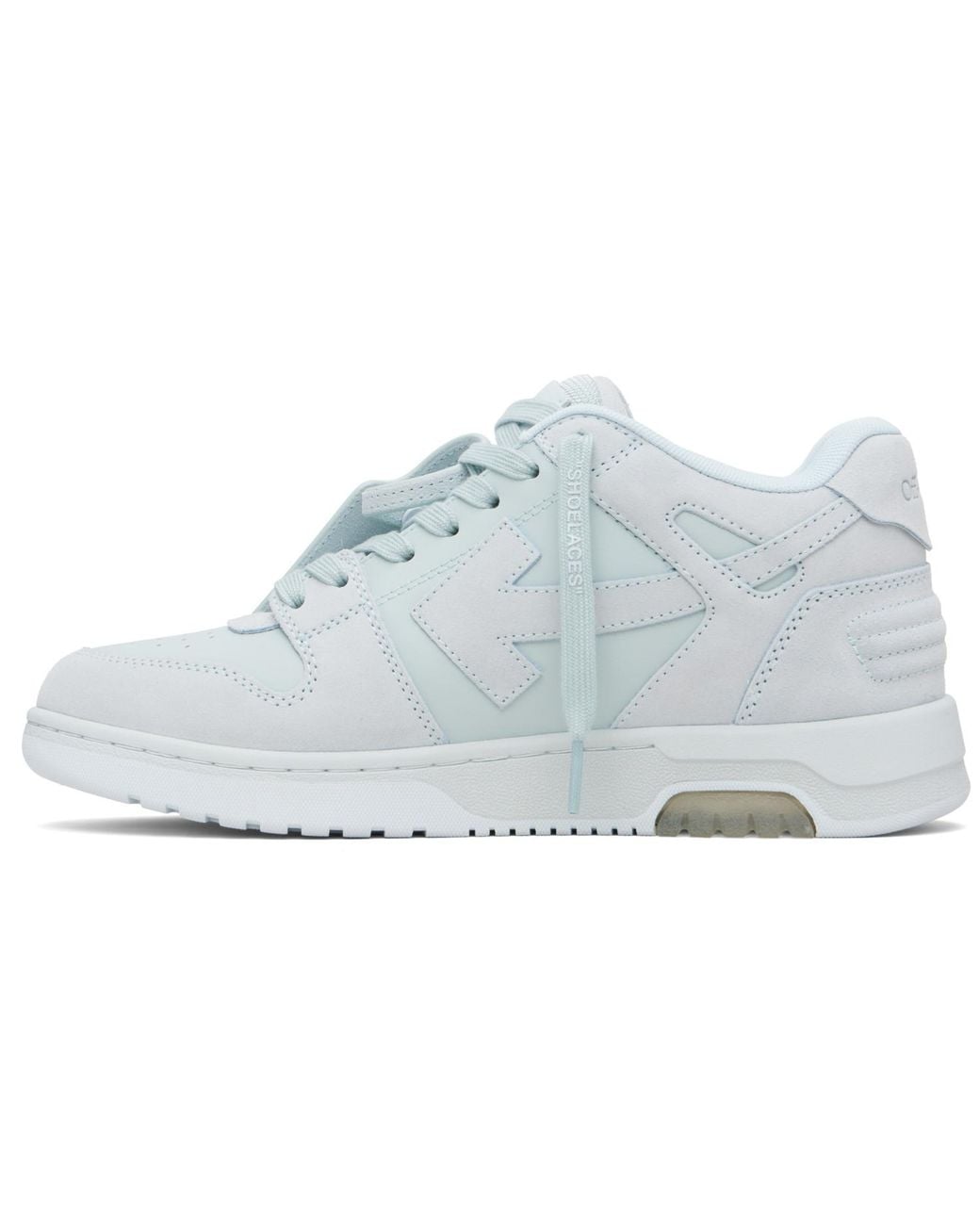 Off-White c/o Virgil Abloh Black Off- 'out Of Office' Calfsuede Sneakers for men