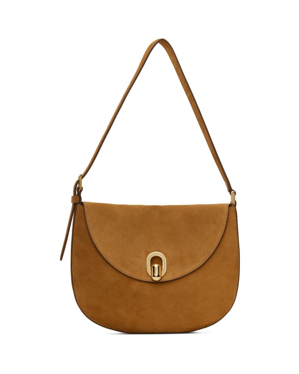 SAVETTE Brown Tan Tondo Bag