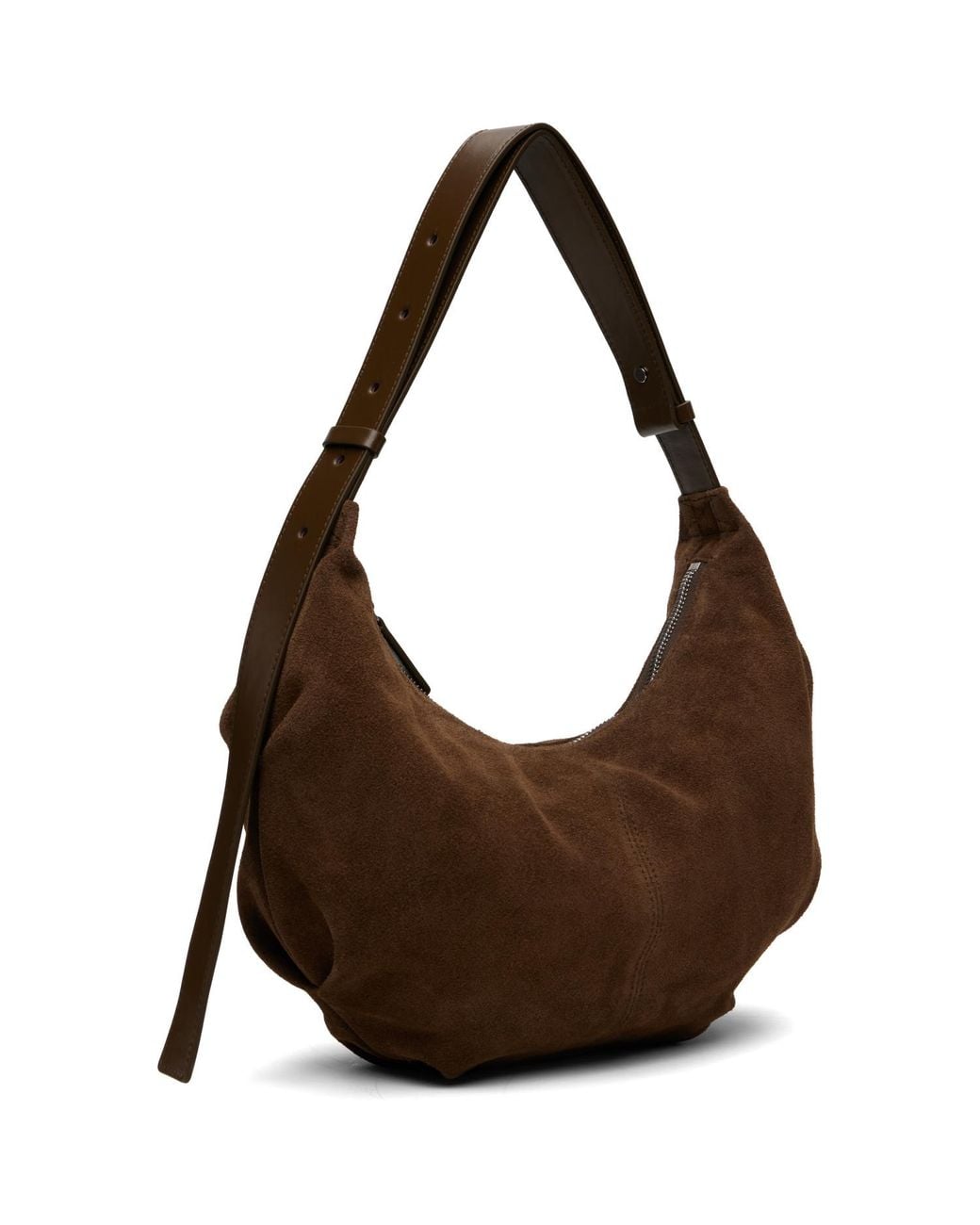 NOTHING WRITTEN Brown Ht Suede Shoulder Bag
