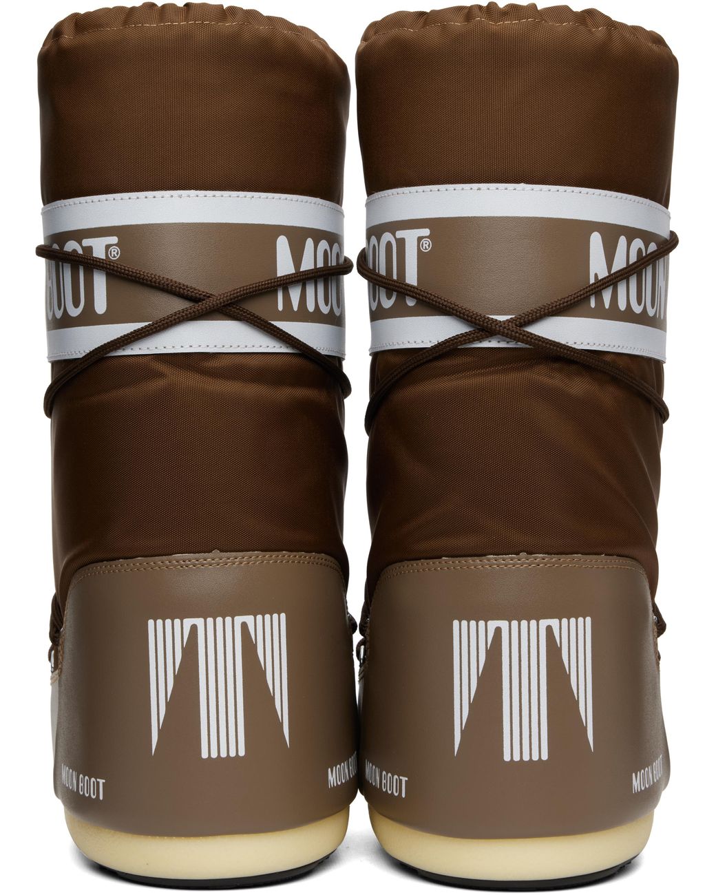 Moon Boot Icon Nylon Boots in Brown for Men | Lyst