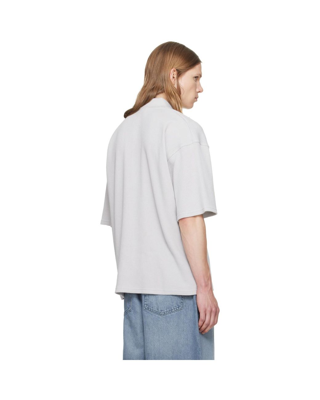 Won Hundred White Topper Polo for men
