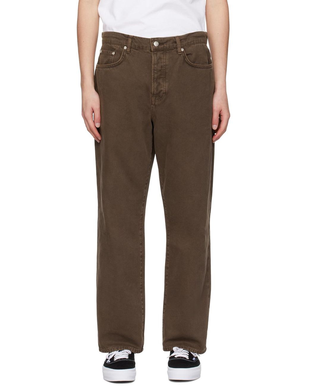 Stussy Big Ol' Jeans in Brown for Men | Lyst UK