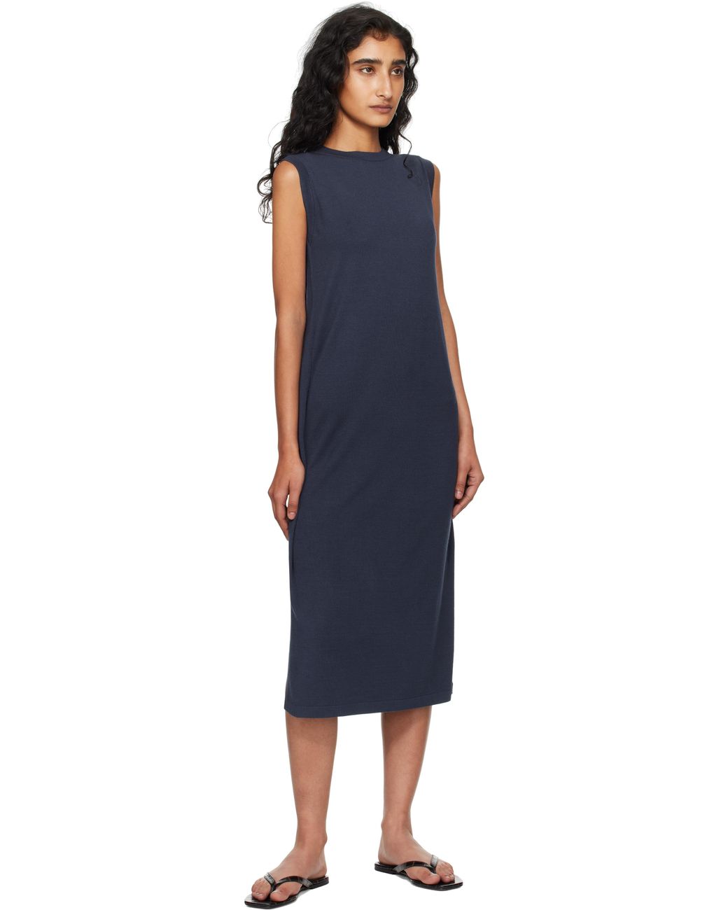 MM by Max Mara Black Aulla Midi Dress