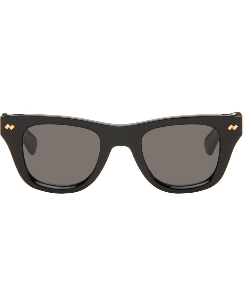 Bottega Veneta Gray Dizzy Squared Sunglasses for men