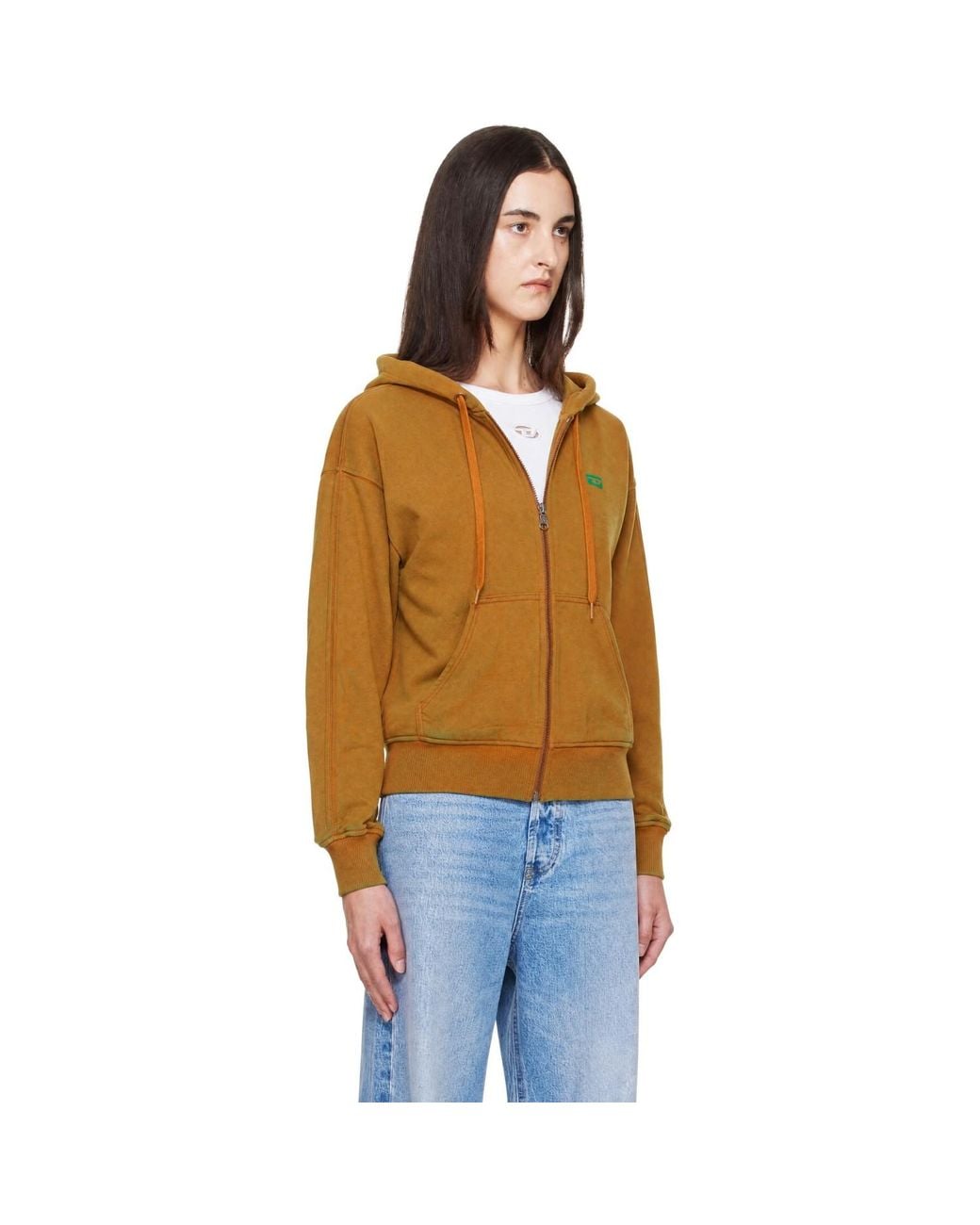 DIESEL Orange F-Bind Hoodie