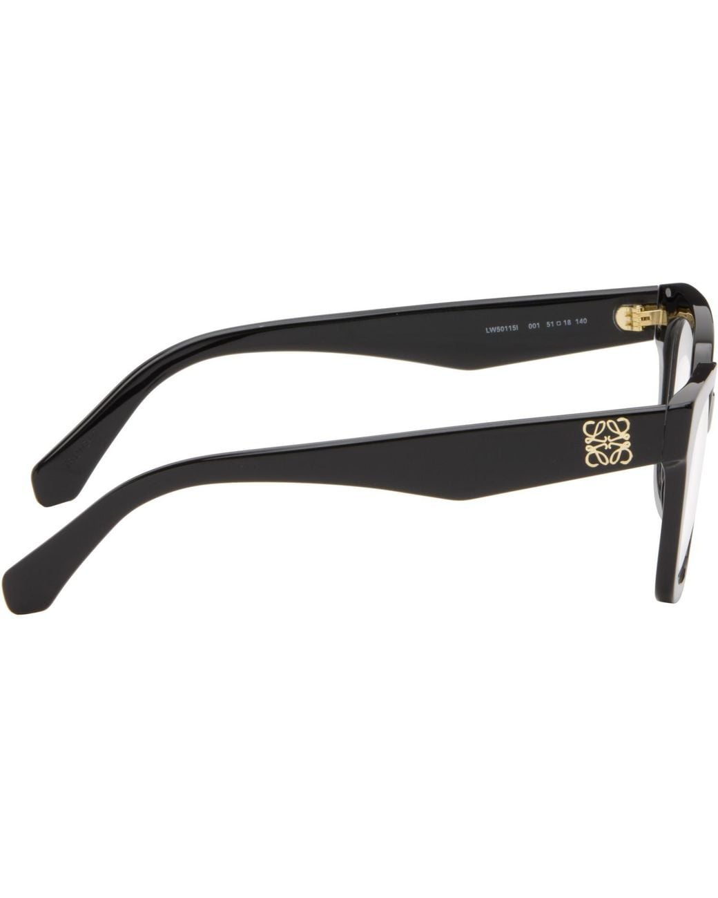 Loewe Black Anagram Glasses