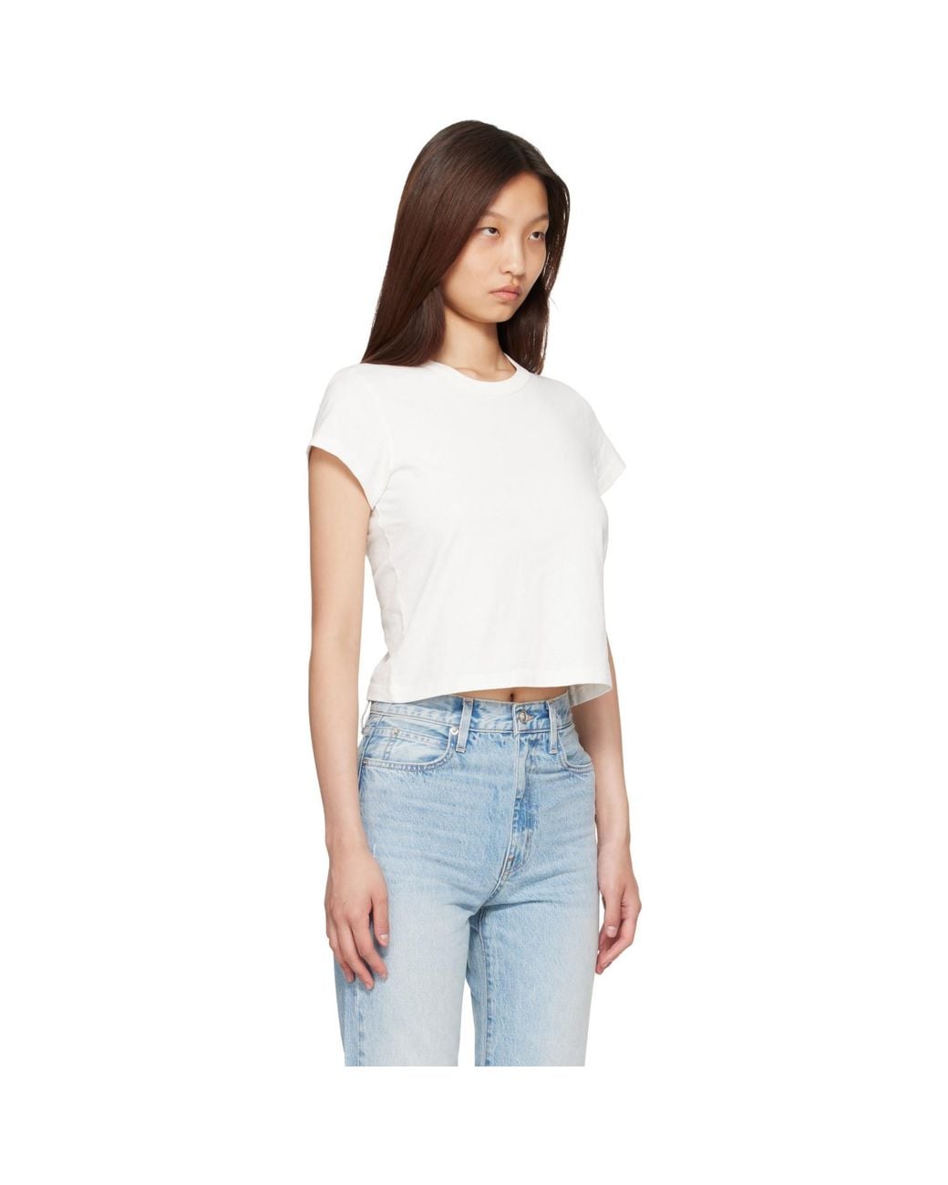 SLVRLAKE Denim White Easy T-Shirt